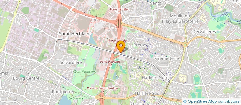 localisation de l'entreprise CLIMASERVICE à SAINT-HERBLAIN