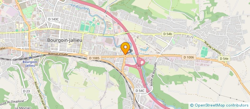 localisation de l'entreprise CLIMASET RHONE-ALPES à BOURGOIN-JALLIEU