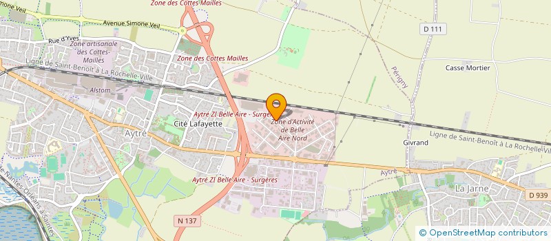 localisation de l'entreprise CLIMASOL 17 à AYTRE