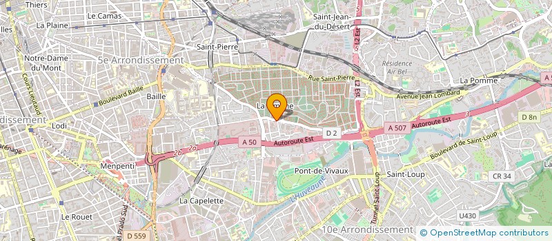 localisation de l'entreprise CLIMASUD à MARSEILLE