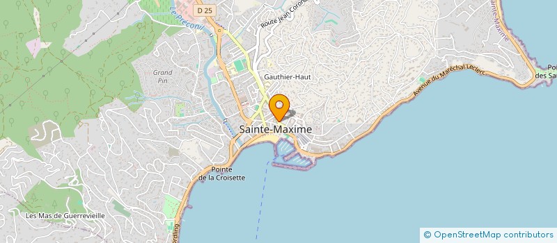 localisation de l'entreprise CLIMASUD à SAINTE-MAXIME