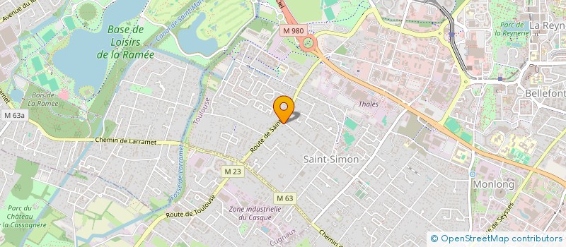 localisation de l'entreprise CLIMASUN à TOULOUSE
