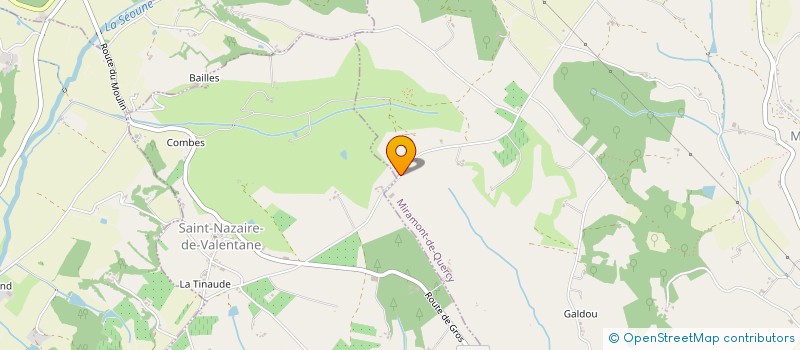 localisation de l'entreprise CLIMASUN SUD OUEST  MIRAMONT-DE-QUERCY