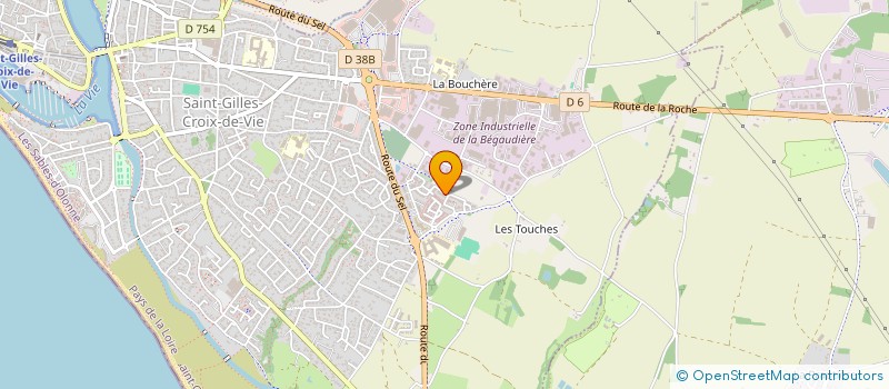 localisation de l'entreprise CLIMAT 2.0 à SAINT-GILLES-CROIX-DE-VIE