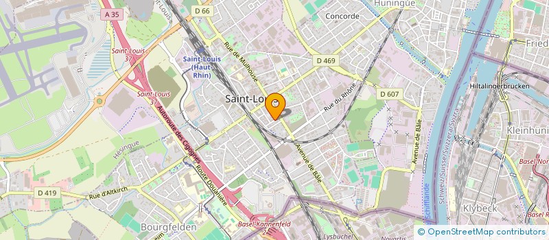 localisation de l'entreprise CLIMAT 3 FRONTIERES à SAINT-LOUIS