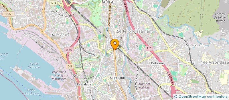 localisation de l'entreprise CLIMAT CHAUFFAGE ADOUCISSEUR SERVICES à MARSEILLE