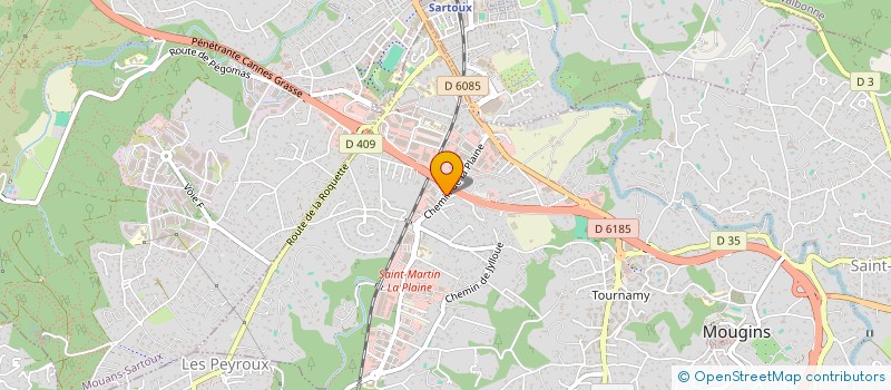 localisation de l'entreprise CLIMAT COMPAGNIE LITTORALE DE MATERIELS à MOUGINS