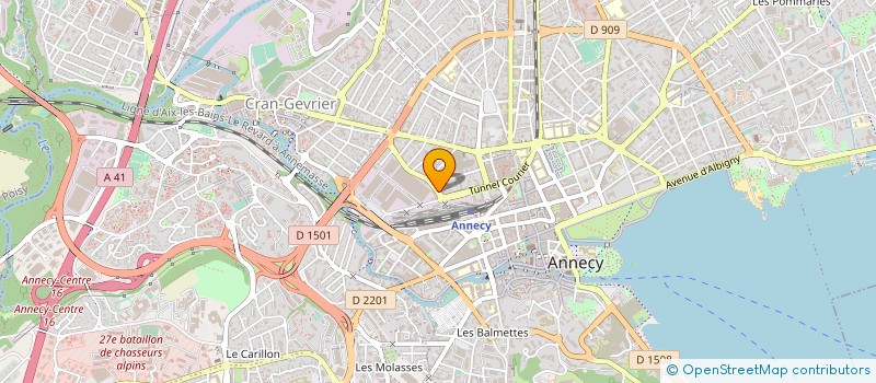 localisation de l'entreprise CLIMAT CONNEXION à ANNECY