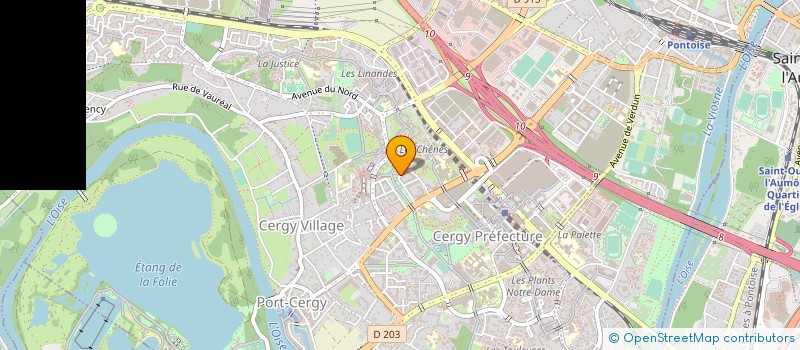 localisation de l'entreprise CLIMAT CVC  CERGY