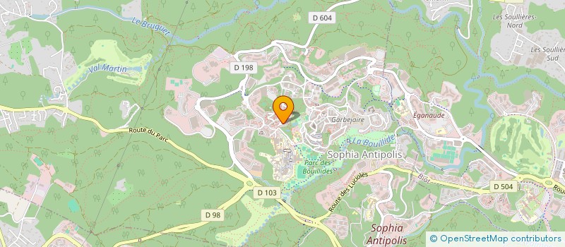 localisation de l'entreprise CLIMAT DEPANNAGE  VALBONNE