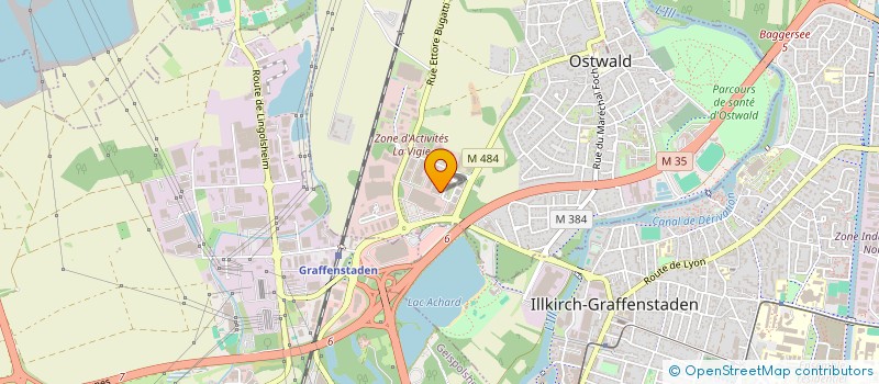 localisation de l'entreprise CLIMAT EST  OSTWALD