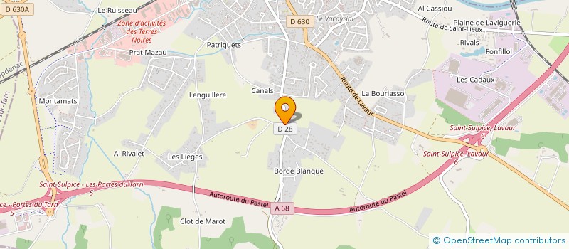 localisation de l'entreprise CLIMAT GARONNE  SAINT-SULPICE-LA-POINTE