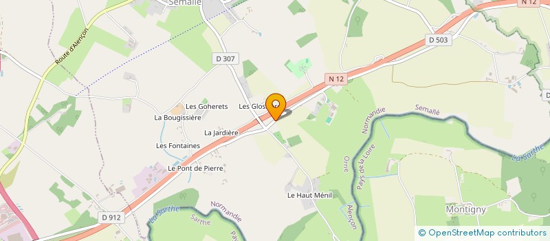 localisation de l'entreprise CLIMAT HOME BIO CONCEPT (CHBC) à SEMALLE
