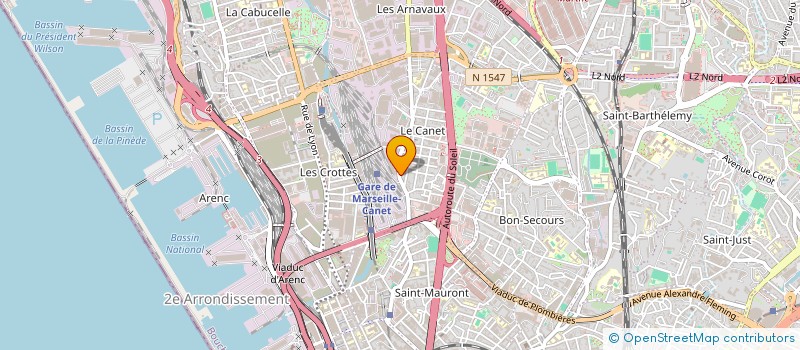 localisation de l'entreprise CLIMAT INGENIERIE MAINTENANCE EQUIPEMENT à MARSEILLE