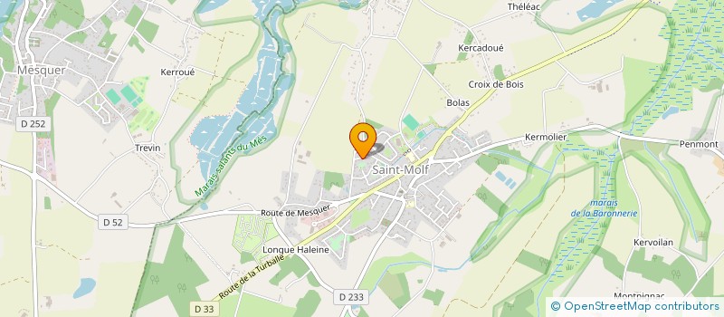 localisation de l'entreprise CLIMAT PLUS ZEN à SAINT-MOLF