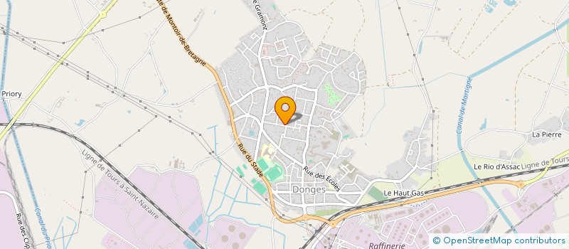 localisation de l'entreprise CLIMAT'RETZ  DONGES