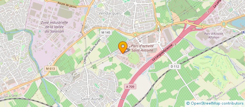localisation de l'entreprise CLIMAT SERVICE à SAINT-AUNES