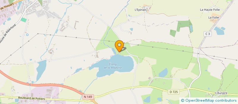 localisation de l'entreprise CLIMAT SUR MESURE  BRESSUIRE