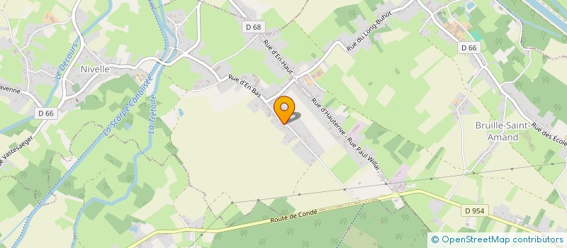 localisation de l'entreprise CLIMAT TECH  NIVELLE