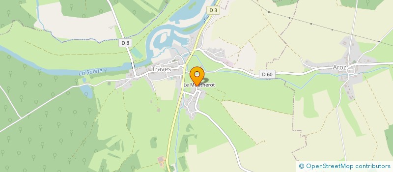 localisation de l'entreprise CLIMAT TECHNOLOGIE  TRAVES