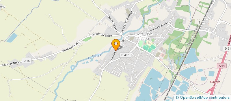 localisation de l'entreprise CLIMAT.TEX  LAVERNOSE-LACASSE