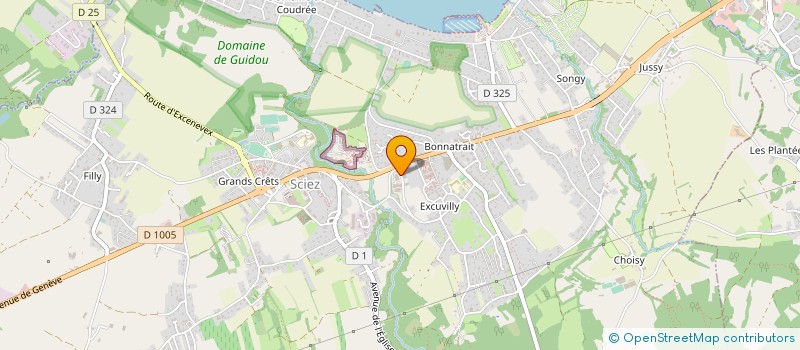 localisation de l'entreprise CLIMATAIR à SCIEZ