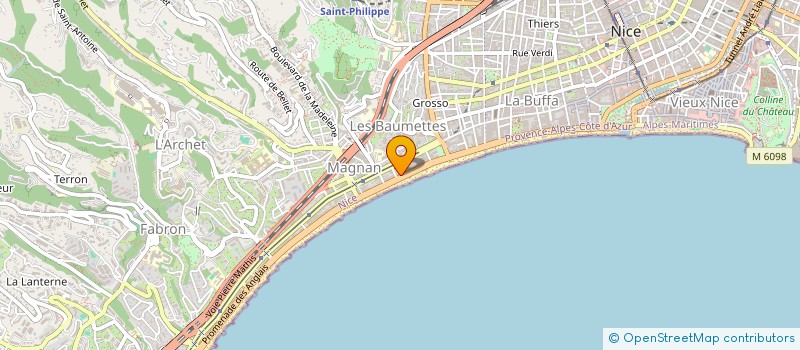 localisation de l'entreprise CLIMATEINNOV  NICE