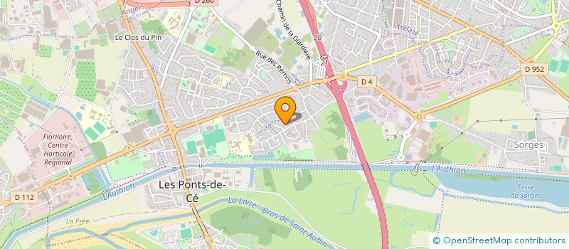 localisation de l'entreprise CLIMATEK 49 à LES PONTS-DE-CE