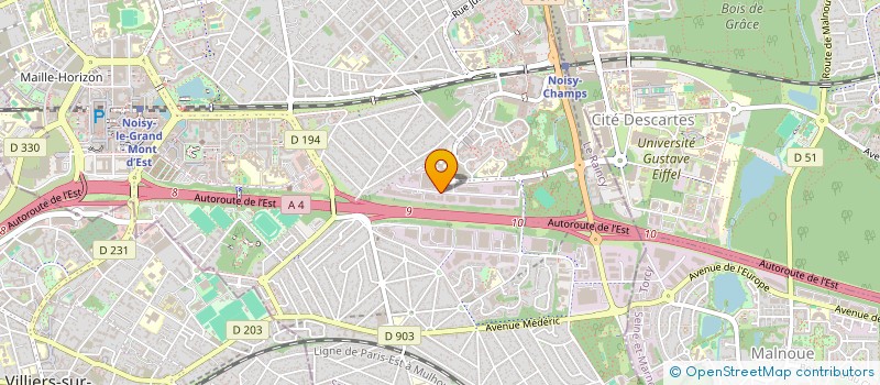 localisation de l'entreprise CLIMATELEC à NOISY-LE-GRAND