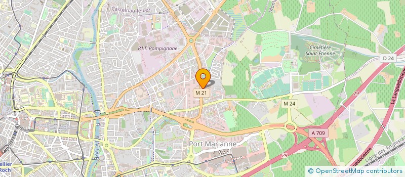 localisation de l'entreprise CLIMATELEC à MONTPELLIER