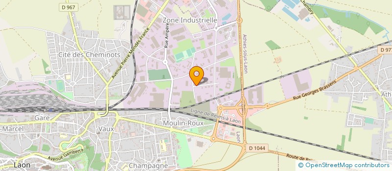 localisation de l'entreprise CLIMATELEC à LAON