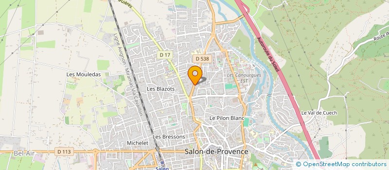 localisation de l'entreprise CLIMATER MAINTENANCE PROVENCE  SALON-DE-PROVENCE