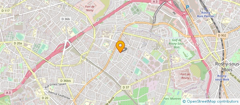 localisation de l'entreprise CLIMATERMI à MONTREUIL
