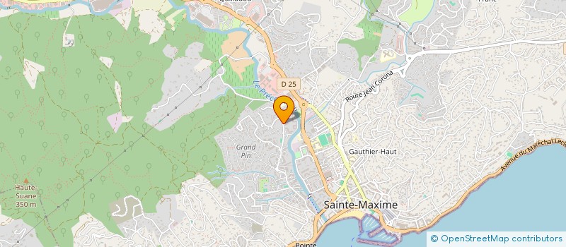 localisation de l'entreprise CLIMATIC'AIR à SAINTE-MAXIME