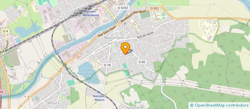 localisation de l'entreprise CLIMATICA  BEAUMONT SUR OISE