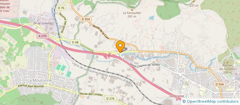 localisation de l'entreprise CLIMATIK à HYERES