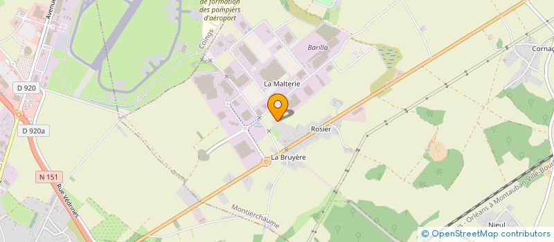 localisation de l'entreprise CLIMATIK ENERGIE à MONTIERCHAUME