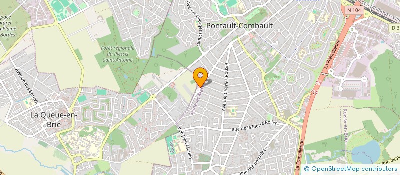 localisation de l'entreprise CLIMATIKA MAINTENANCE à PONTAULT-COMBAULT
