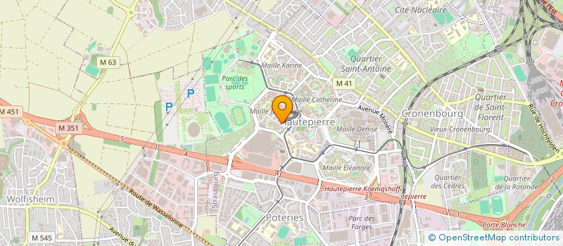 localisation de l'entreprise CLIMATIPRO à STRASBOURG