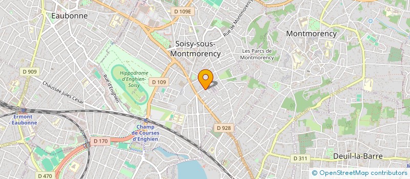 localisation de l'entreprise CLIMATISATION CHAUFFAGE SERVICE SYSTEMS  SOISY-SOUS-MONTMORENCY