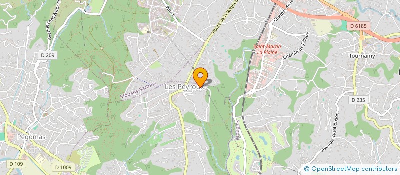 localisation de l'entreprise CLIMATISATION ELECTRICITE MICELI à LA ROQUETTE-SUR-SIAGNE