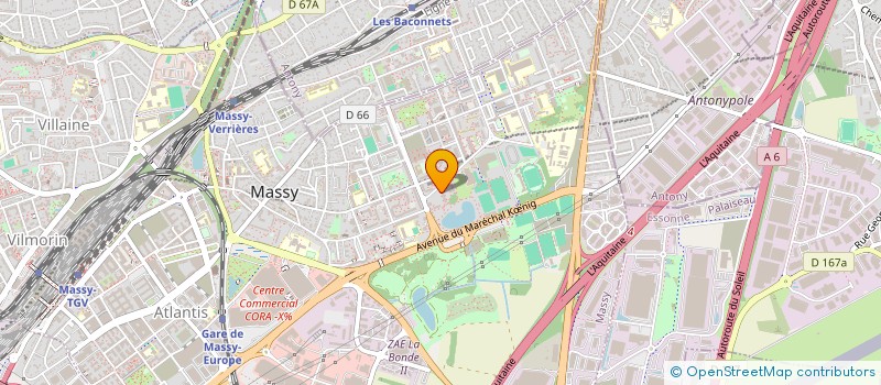 localisation de l'entreprise CLIMATISATION FROID CHAUFFAGE SERVICES  MASSY