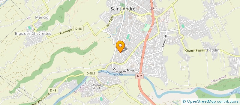 localisation de l'entreprise CLIMATISATION FROID COMMERCIAL à SAINT-ANDRE