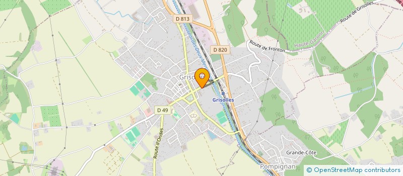 localisation de l'entreprise CLIMATISATION PLOMBERIE GARONNAISE  GRISOLLES