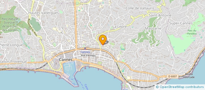 localisation de l'entreprise CLIMATISATION-PLOMBIER-ELECTRICIEN-CANNES à CANNES