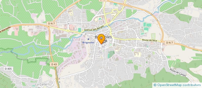 localisation de l'entreprise CLIMATISATION SERVICES & ENERGIES à BRIGNOLES