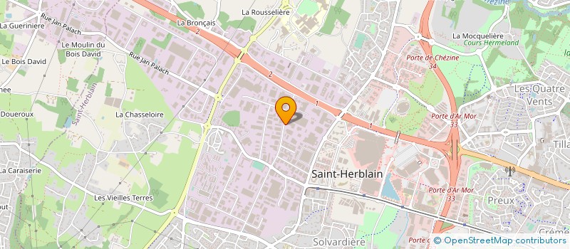 localisation de l'entreprise CLIMATISATION VENTILATION MONTAGE  SAINT-HERBLAIN