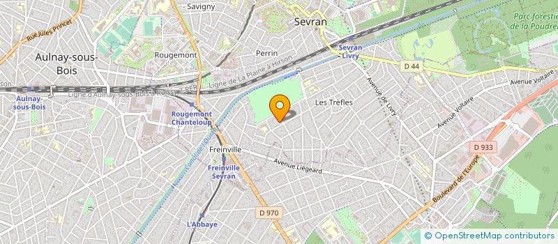 localisation de l'entreprise CLIMATISATION VENTILATION REFRIGERATION à SEVRAN