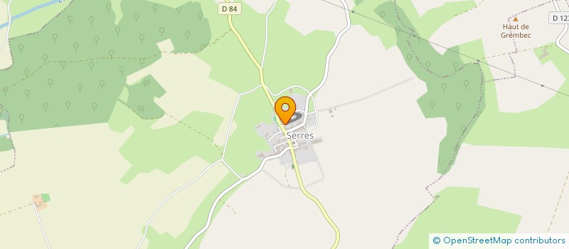 localisation de l'entreprise CLIMATIZ'54  SERRES