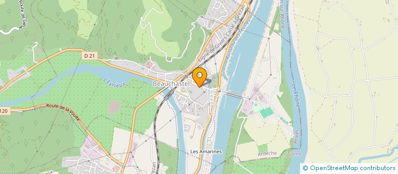 localisation de l'entreprise CLIMATPAC  BEAUCHASTEL